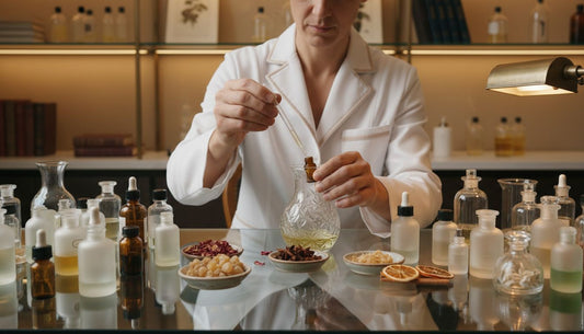 professionele parfumeur laboratorium