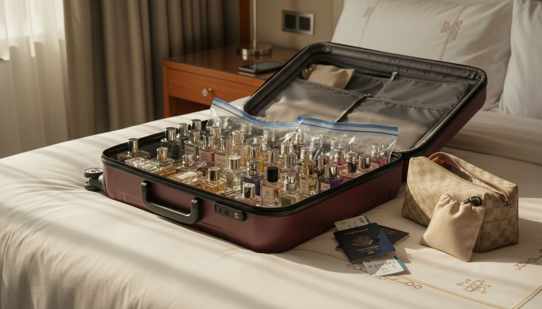 parfum reizen bagage