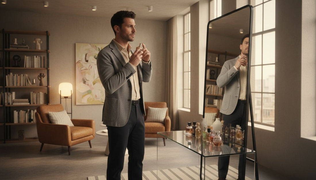 moderne man parfum toepassing