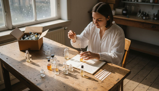 Parfumeur ontwikkelt unieke geurproefjes als alternatief