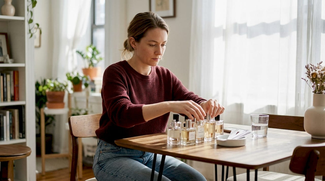 Vrouw zet zich in voor betaalbare luxe parfumflesjes